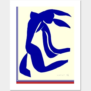Matisse Modern Art Whimsical Abstract Woman Silhouette Print Posters and Art